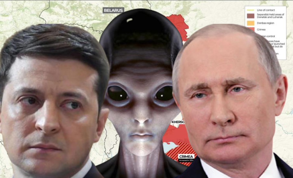 TAJEMNICZE AKTYWNOŚCI UFO W KONFLIKCIE NA UKRAINIE